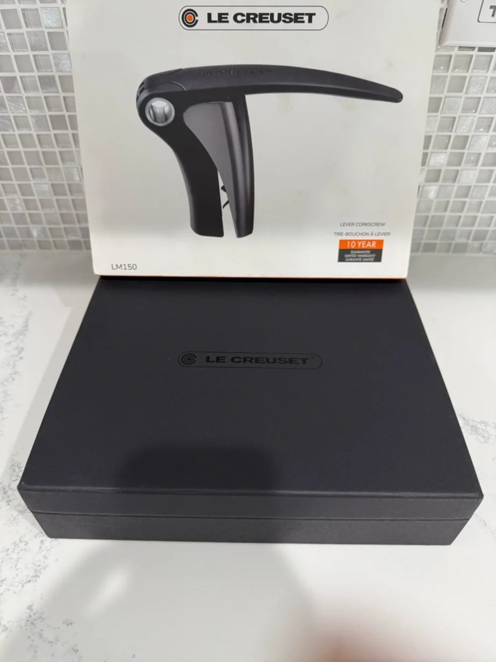 Le Creuset NIB Compact Wine Opener & Foil Cutter Gift Set